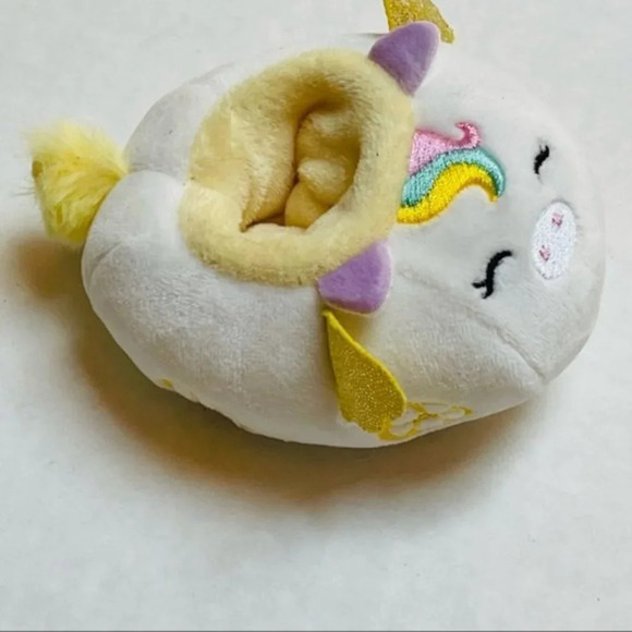 Squishmallows Squishville Yellow Pegasus Mini Plush Yellow Wings Tail Kids Toy - Picture 4 of 9